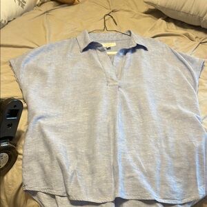 Banana Republic Blue Tunic Top